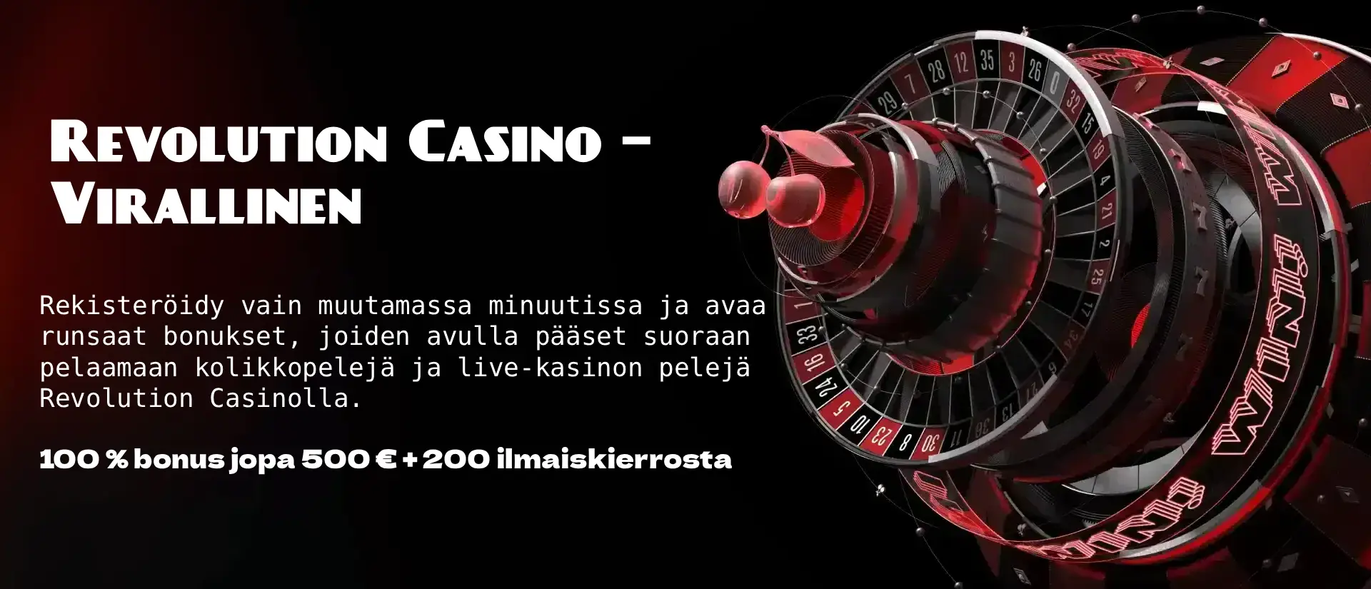 Revolution Casino Banner