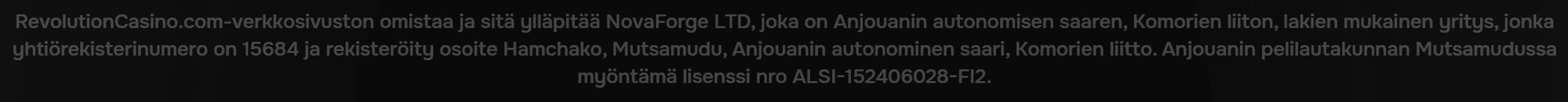 Revolution Casino turvallisuus ja lisenssi